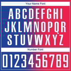 Red Sublimation Custom Uniform Jersey Soccer White-Royal