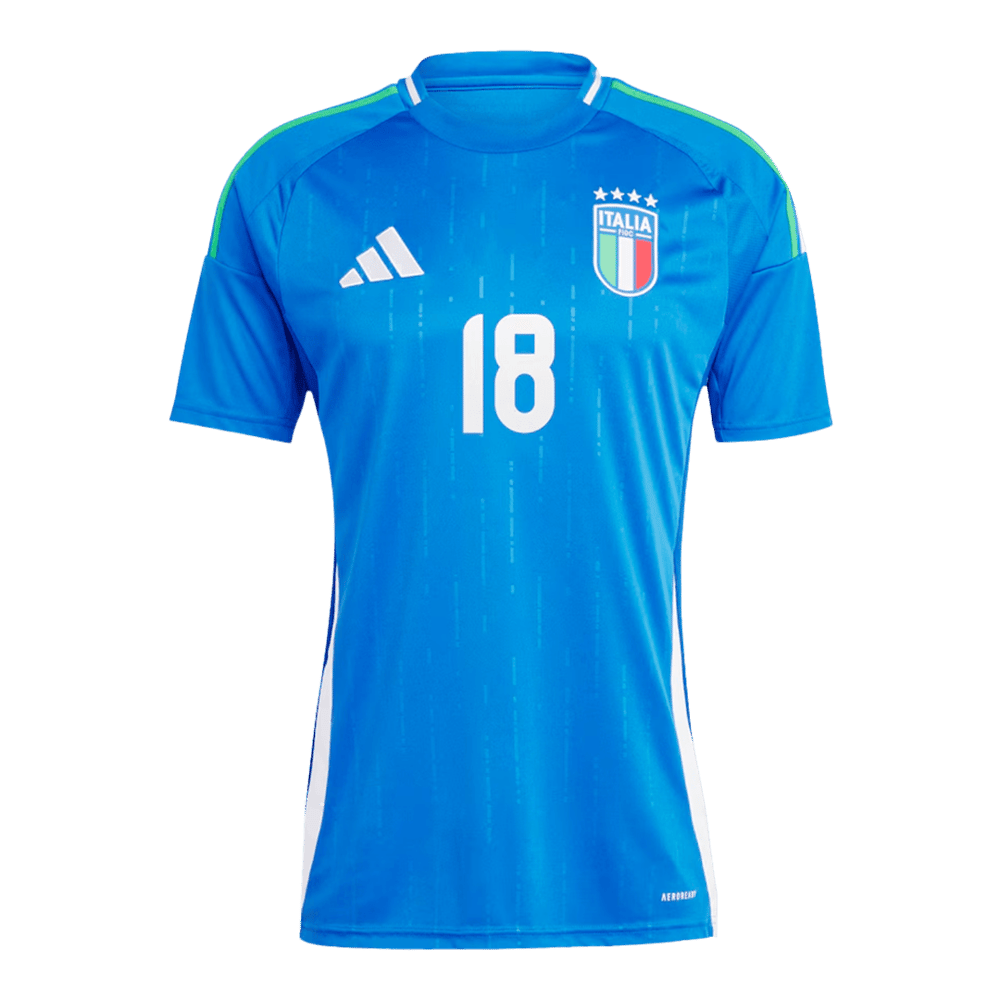 Nicolo Barella #18 Italien Heimtrikot EURO 2024