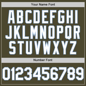 Baseball Authentic Sleeveless To Service White-Light Blue Jersey Olive Custom Salute