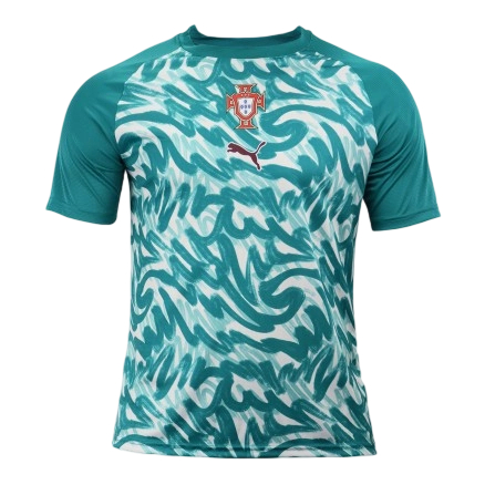Remera pre partido tercera Portugal 2026 verde hombre