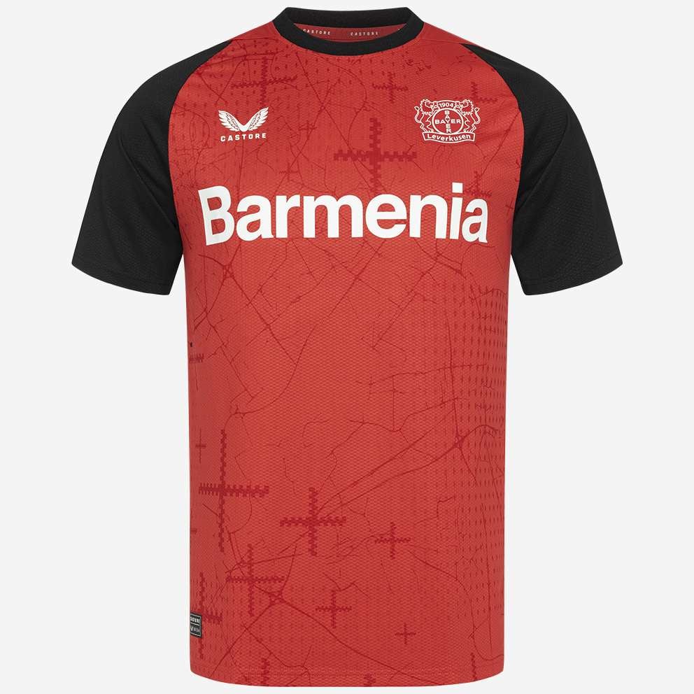 Herren Bayer 04 Leverkusen 2024/25 Heim Authentisches Pro Trikot