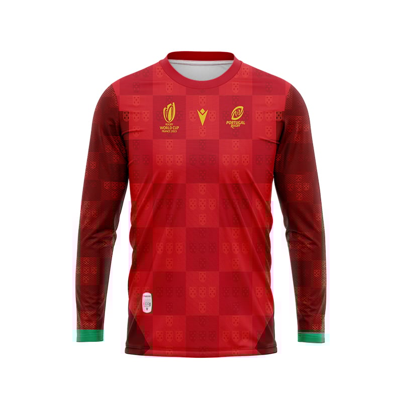 Men's Portugal RWC 2023 Home Long Sleeve Shirt
