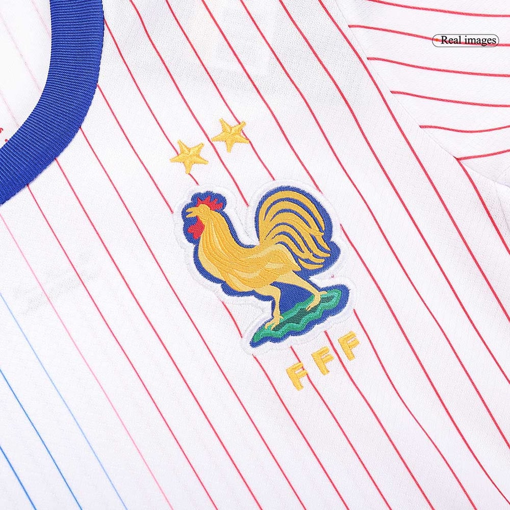 Kinder Frankreich Auswärtstrikot+Kurze Hosen EURO 2024