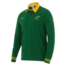 Women's South Africa Springboks 2026/27 Home Heritage Long Sleeve Shirt
