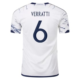 Italien #6 Marco Verratti Auswärtstrikot 23/24