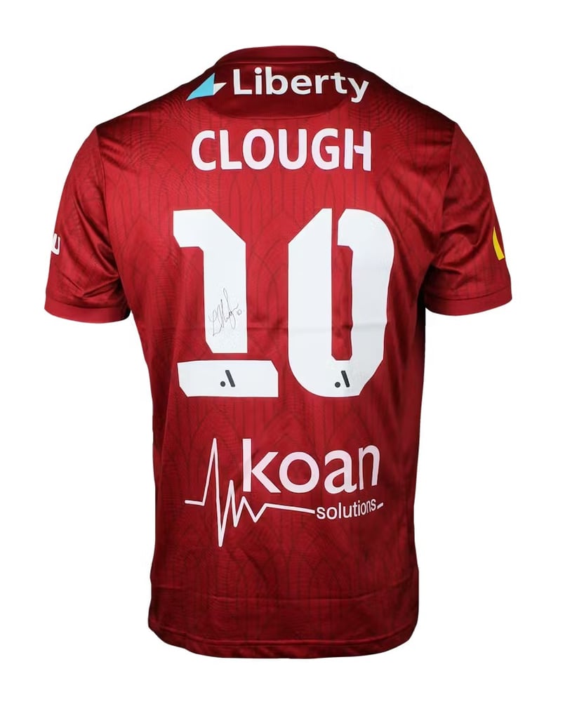 Kinder Adelaide United 2024/25 Heimtrikot – Weißes Abzeichen