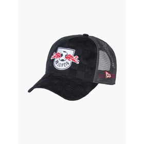 RB Leipzig New Era Kariert Trucker Kappe