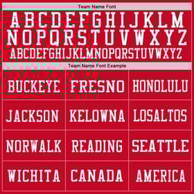 Red White Jersey Mesh Authentic Football Custom