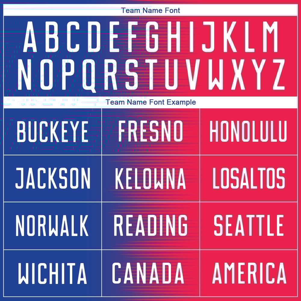 Red Sublimation Custom Uniform Jersey Soccer White-Royal