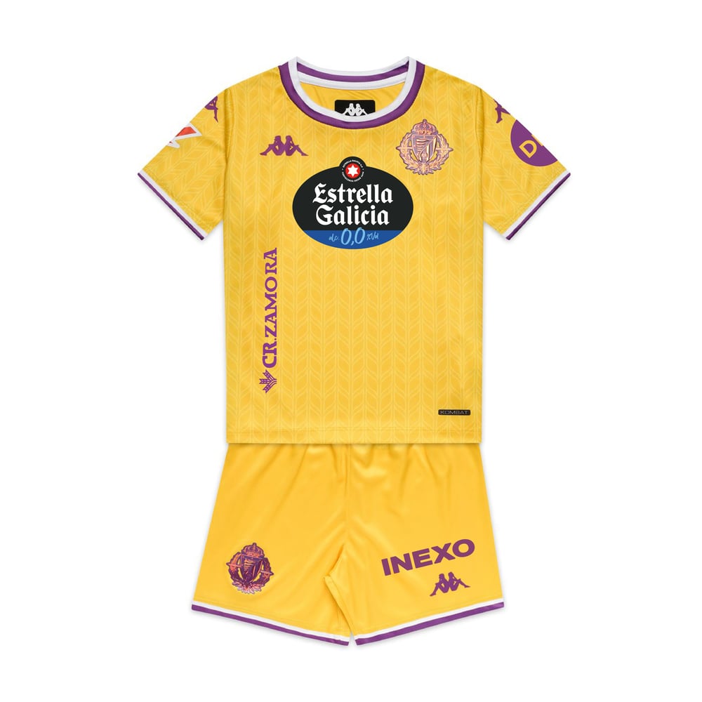 Kinder Real Valladolid 2025/26 Dritt‑Kit