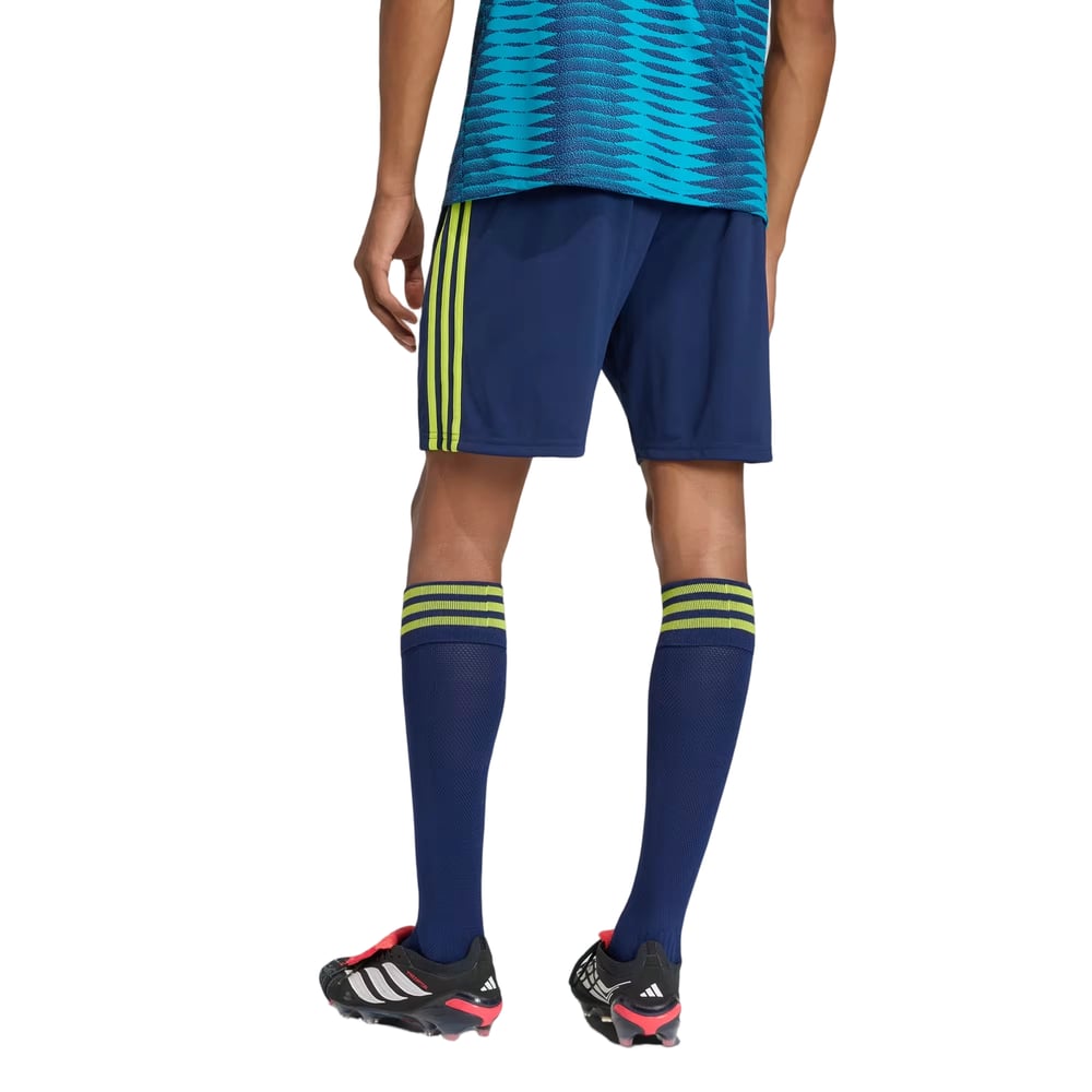 Shorts de visitante Colombia 2026 Copa del Mundo niño