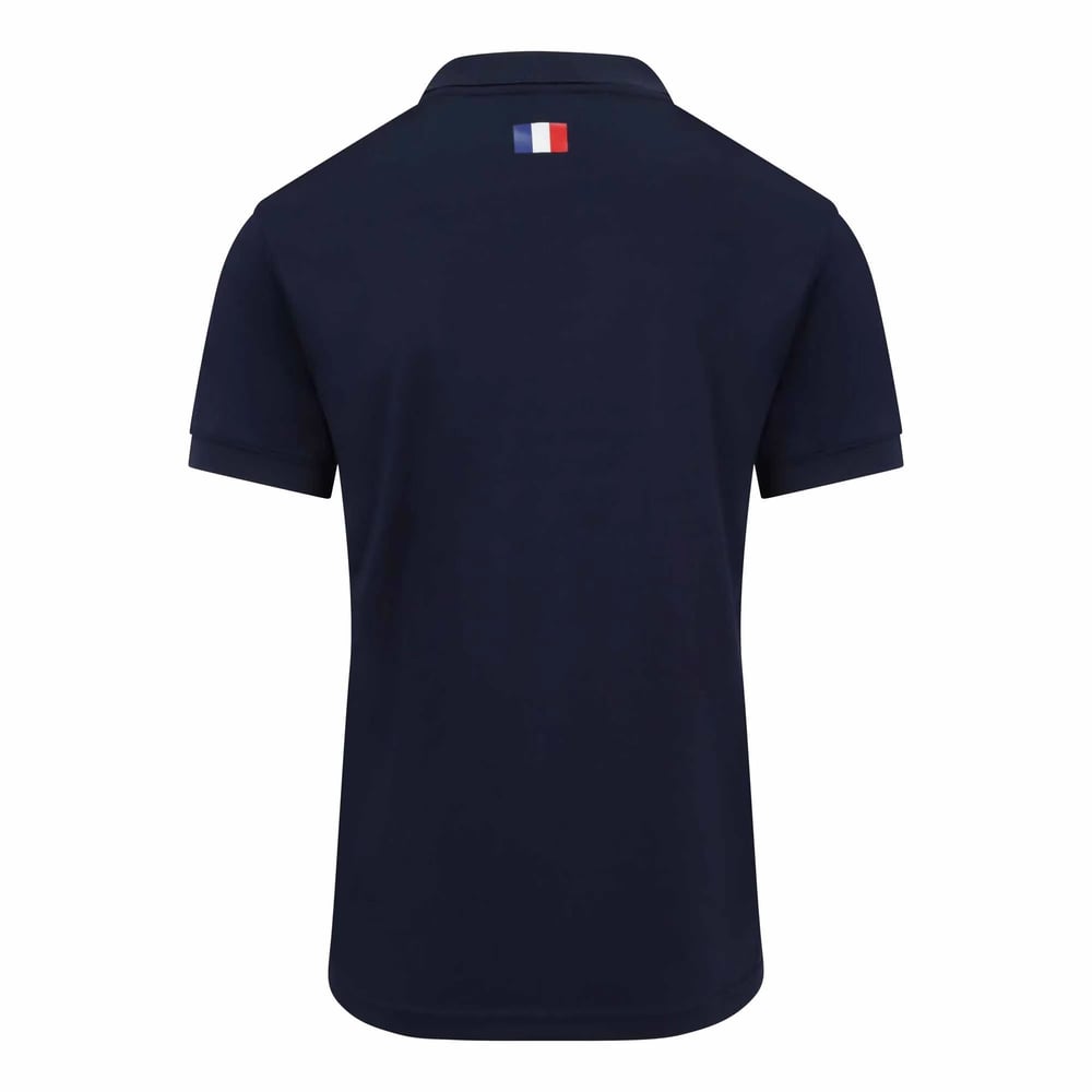 Men's France Rugby 2023 Home Blue Polo Shirt