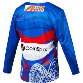 Men's Western Bulldogs 2024 Third Long Sleeve Indigenous Guernsey