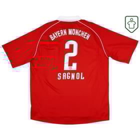 Men's Bayern Munich 2005/06 Home Retro Shirt Sagnol #2