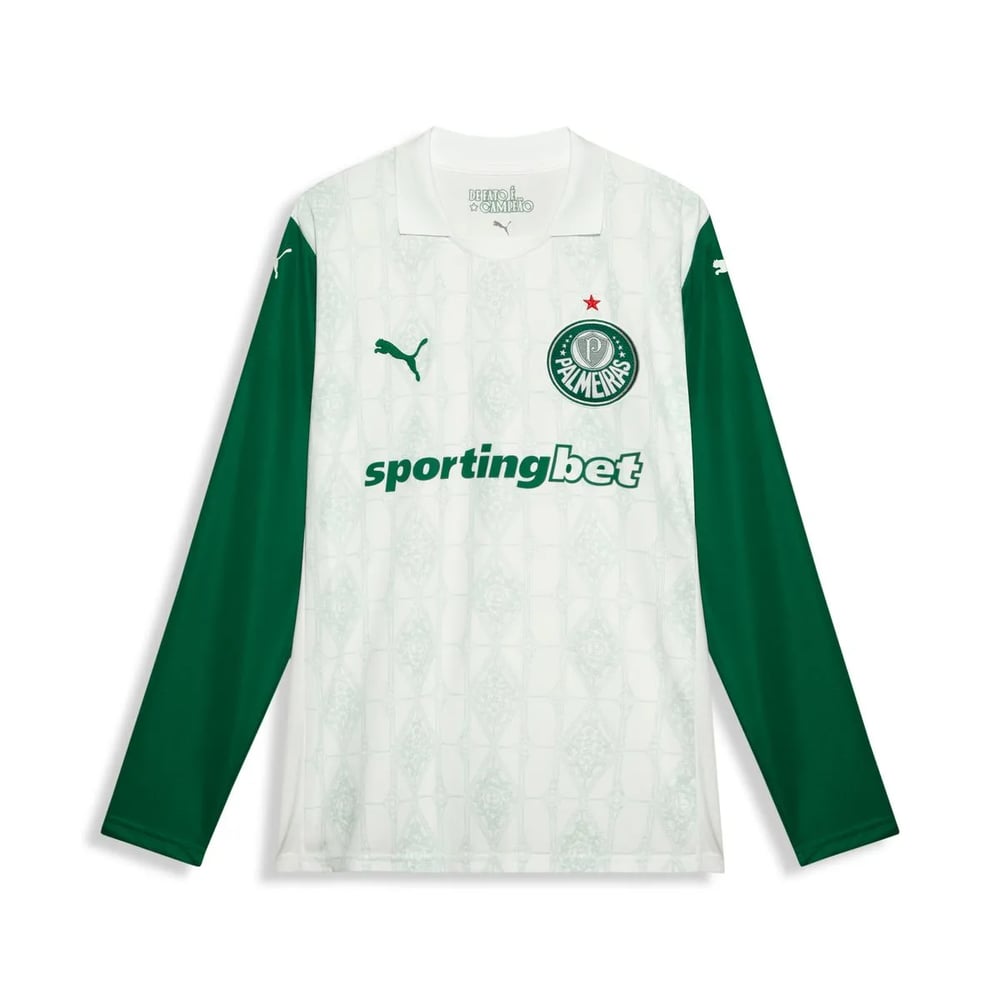 Damen Palmeiras 2025 Auswärtstrikot Langarm