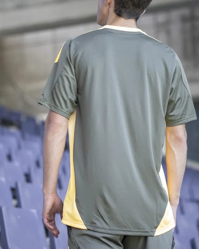 Kinder Real Oviedo 2024/25 Dritt Authentisches Trainingsshirt - Olive