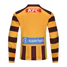 Men's Hawthorn Hawks 2025 Home Long Sleeve Centenary Guernsey