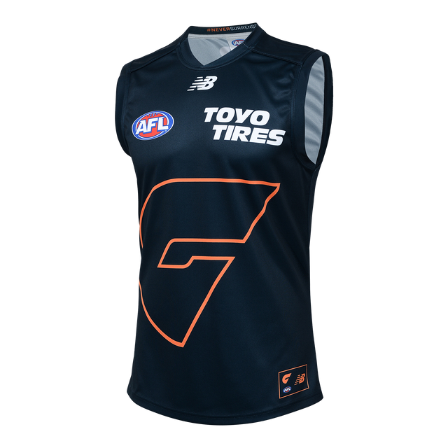 Men's GWS Giants 2025 Third Never Surrender Guernsey