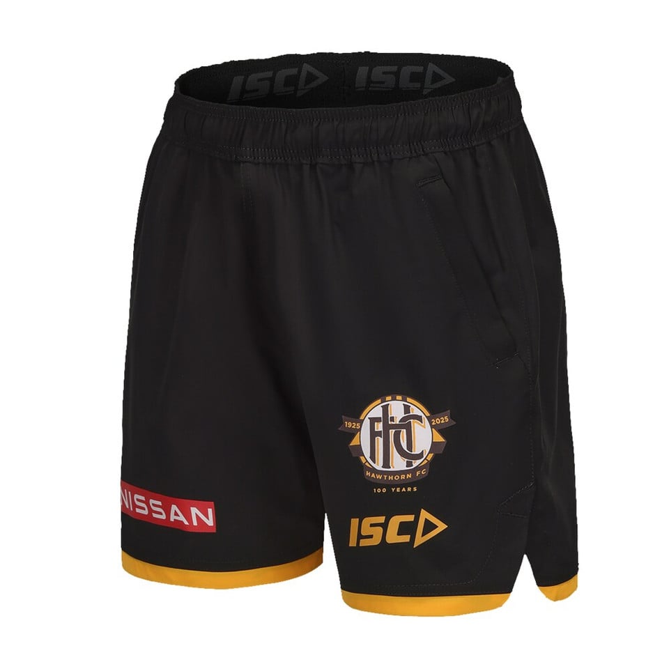 Women's Hawthorn Hawks 2025 Third Training Shorts - Black