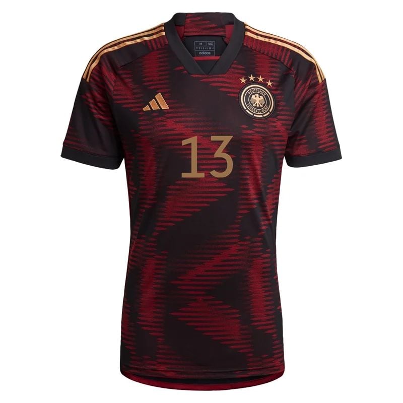 Thomas Müller #13 Deutschland Auswärtstrikot Weltmeisterschaft 2022