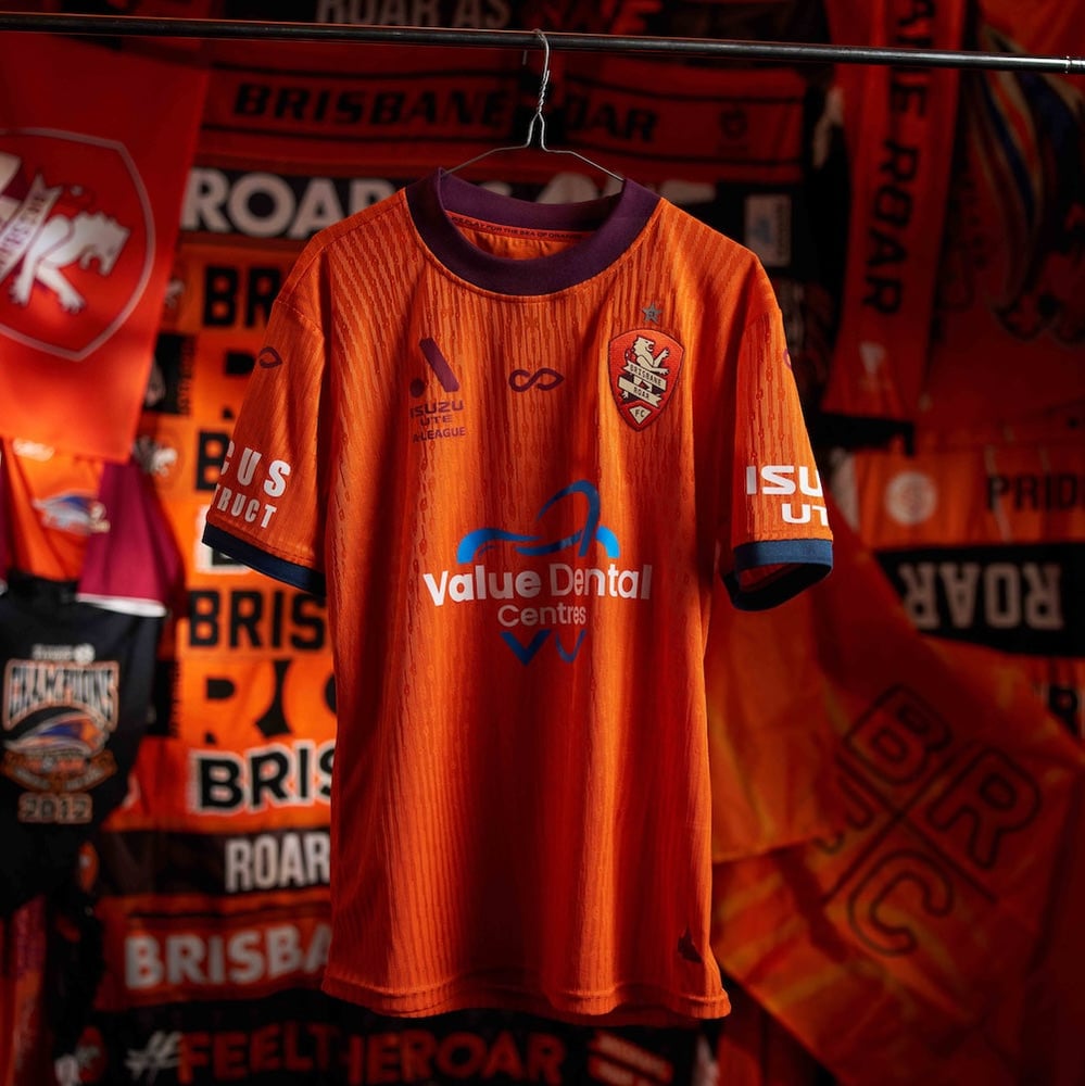 Herren Brisbane Roar 2025/26 Heimtrikot