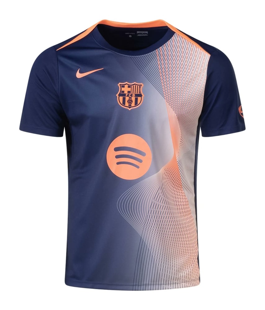 Herren FC Barcelona 2025/26 Drittes Aufwärmtrikot