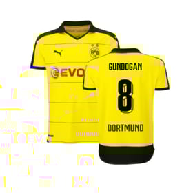 Women's GUNDOGAN BVB Borussia Dortmund 2015/16 Home Shirt