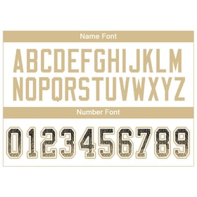 Vegas Football Gold-White Mesh Fashion Drift Custom Black Jersey