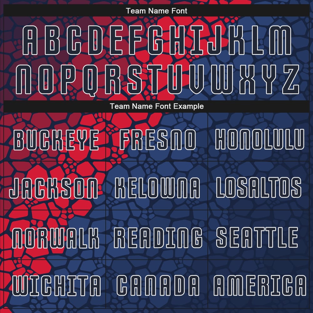 Jersey Sublimation Soccer Navy Navy-Red Uniform Custom