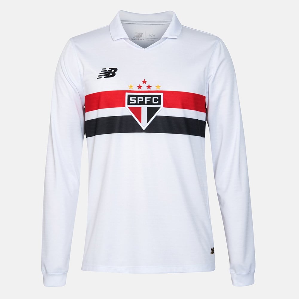Herren São Paulo 2024 Heim Langarmtrikot