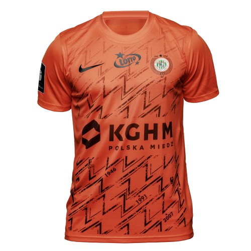 Herren KGHM Zagłębie Lubin 2025/26 Heimtrikot