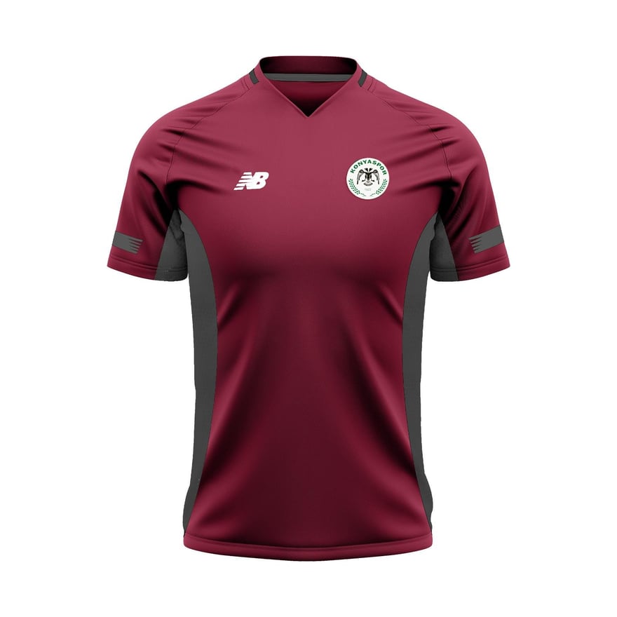 Kinder Konyaspor 2024/25 Drittes Authentisches Trainings-Trikot - Marone