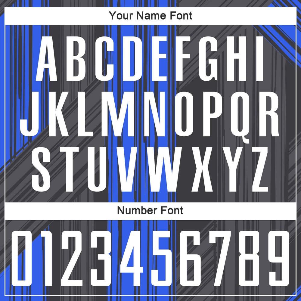 White-Royal Black Sublimation Jersey Soccer Custom Uniform