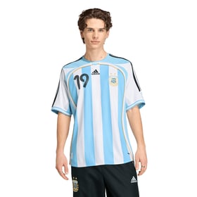 Dziecięca Koszulka Retro Argentyna 2006 Domowa Messi #19