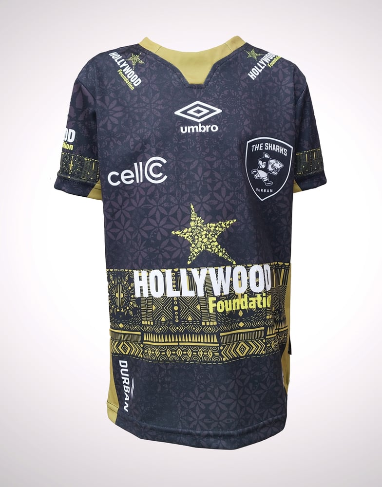 Kid's Sharks 2024/25 Home Champions Cup Shirt