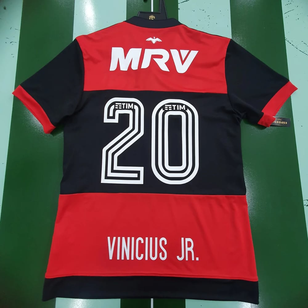Men's VINI JR. Flamengo 2017/18 Home Shirt