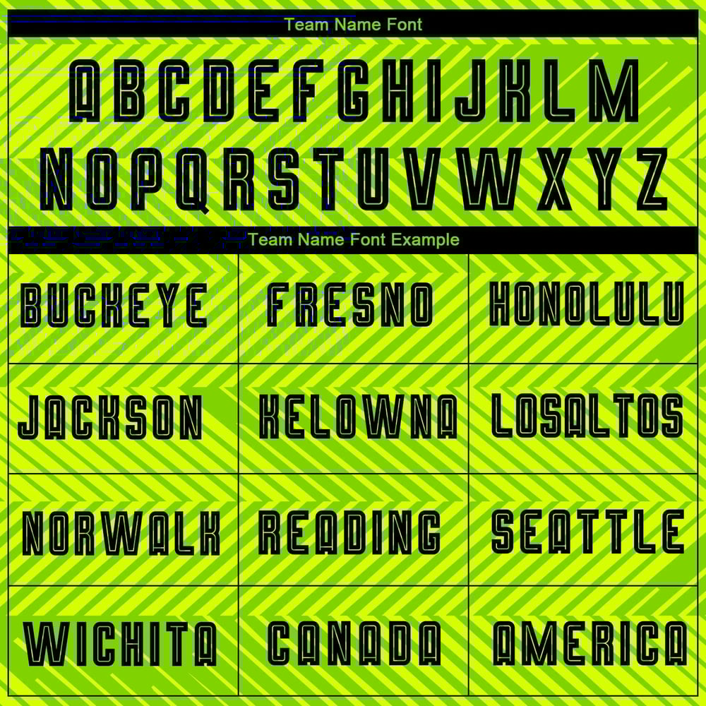 Soccer Black Jersey Neon Uniform Sublimation Custom Green