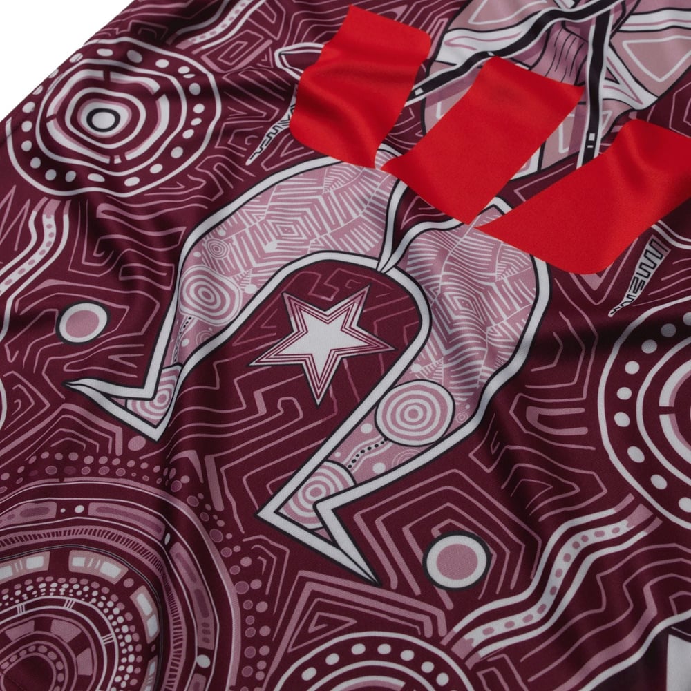 Men's QLD Maroons 2026 Third Indigenous Shirt