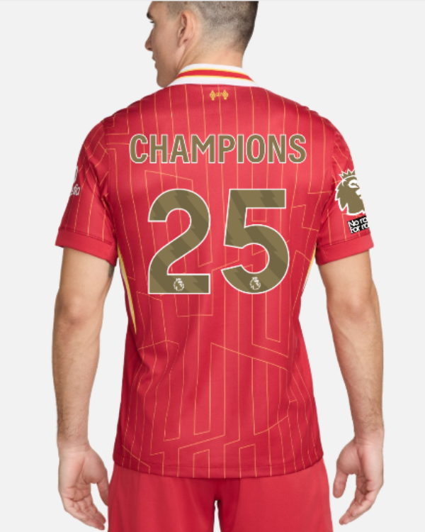 Herren Liverpool 2024/25 Heim LFC Champions Trikot – CHAMPIONS 25