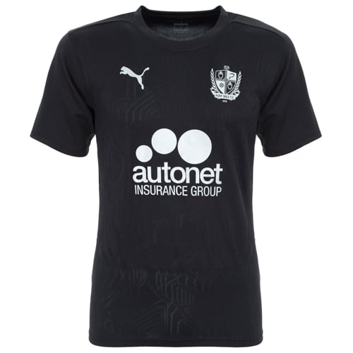 Herren Port Vale 2024/25 Drittes Authentisches Training Shirt - Schwarz