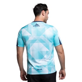 Damen Cruz Azul 2025/26 Drittes Aufwärmshirt – Türkis/Weiß