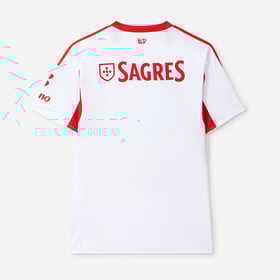 Homme SL Benfica 2025/26 Maillot Extérieur - Blanc