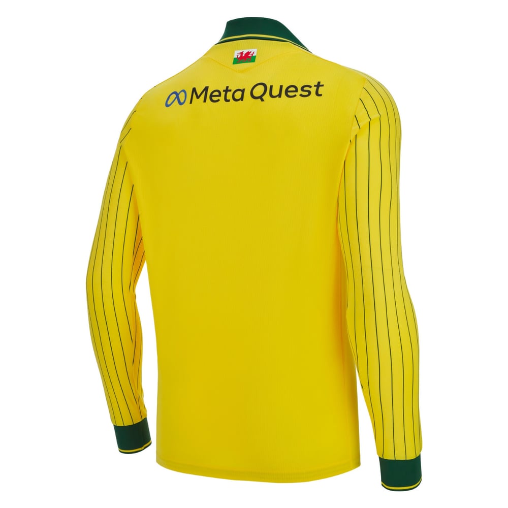Kinder Wrexham AFC 2025/26 Auswärts Langarmtrikot