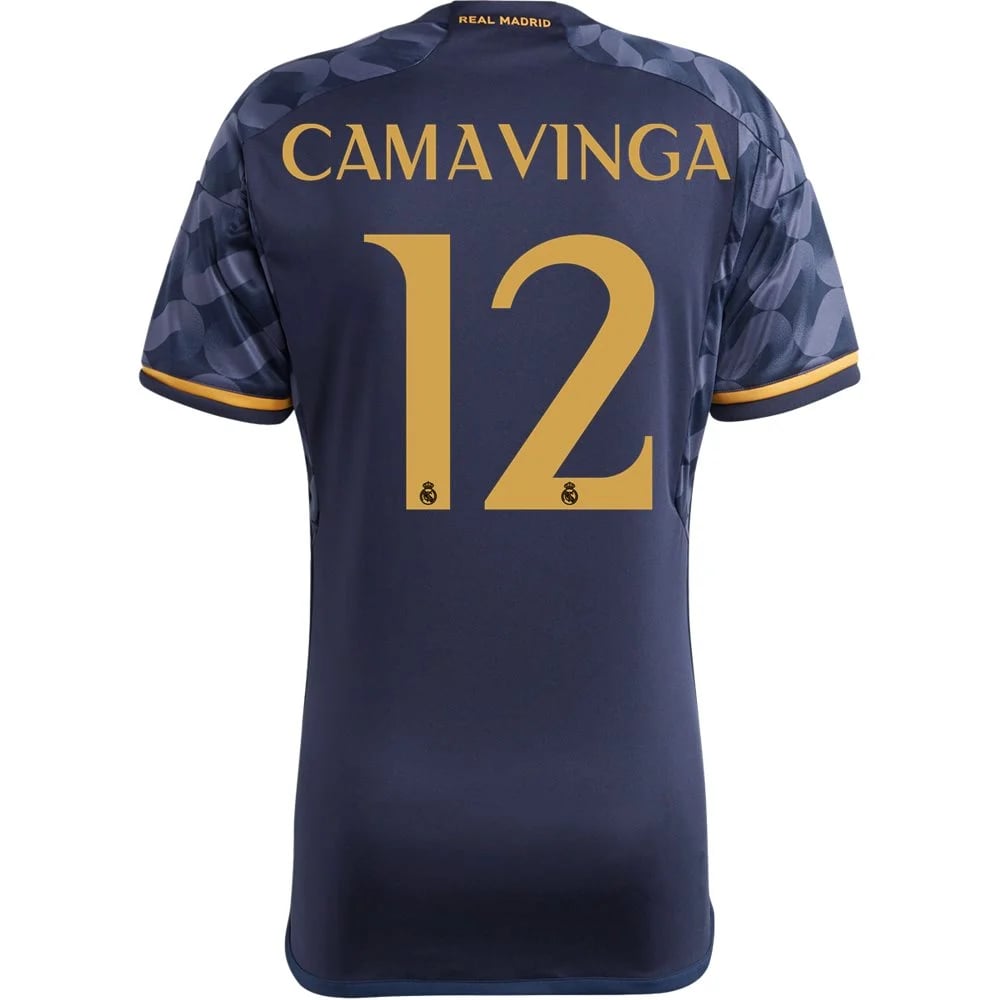 Real Madrid #12 Eduardo Camavinga Auswärtstrikot 23/24