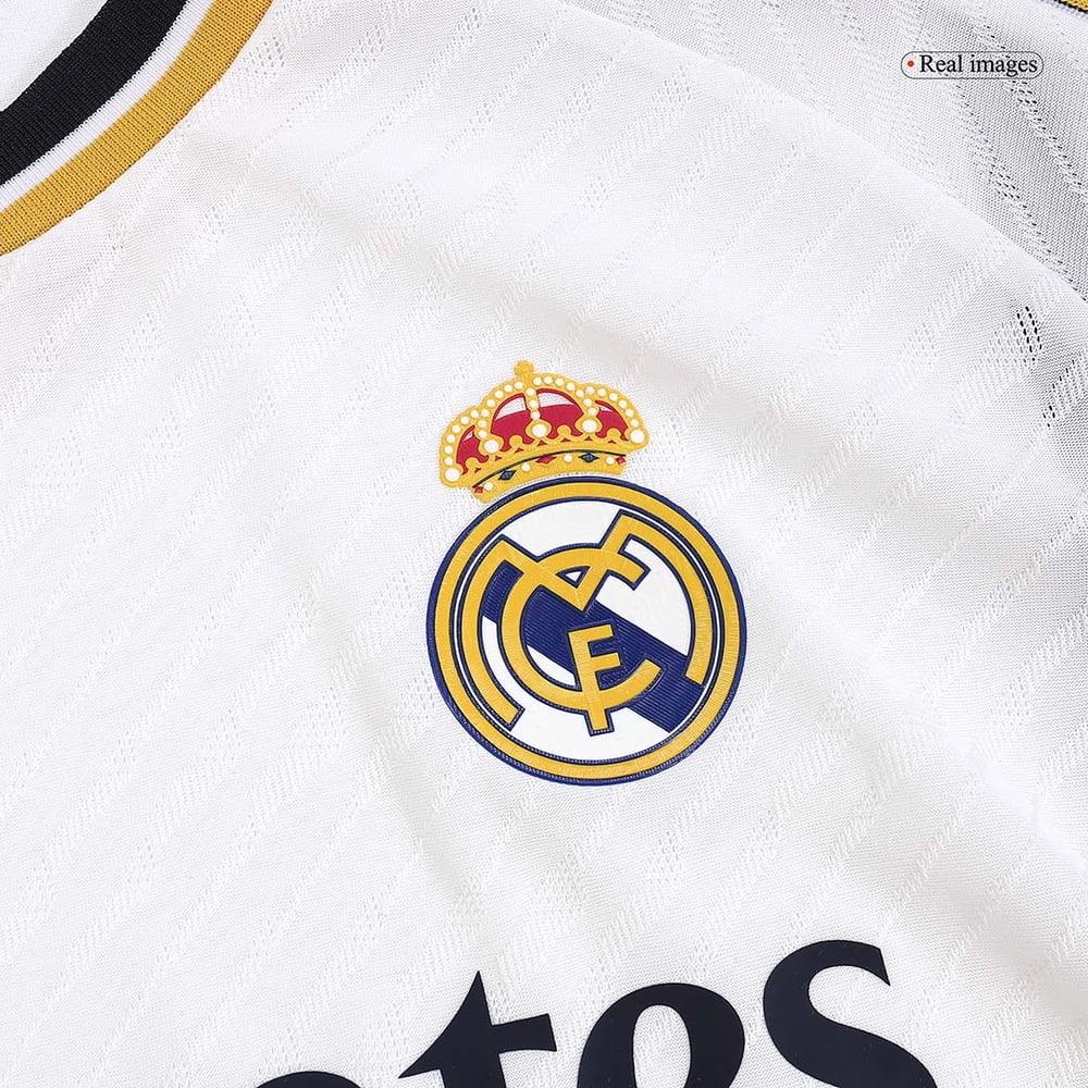 Real Madrid Lange Ärmel Spielerversion Heimtrikot 23/24