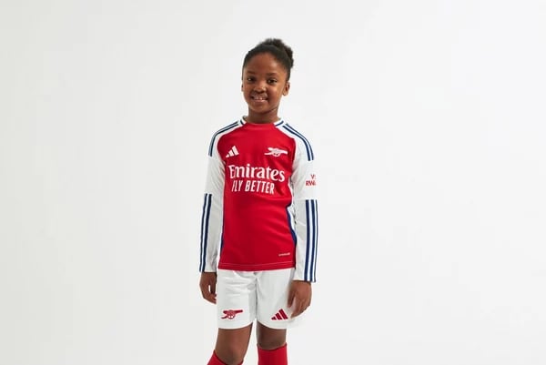 Kinder Arsenal 2024/25 Heimtrikot Langarm