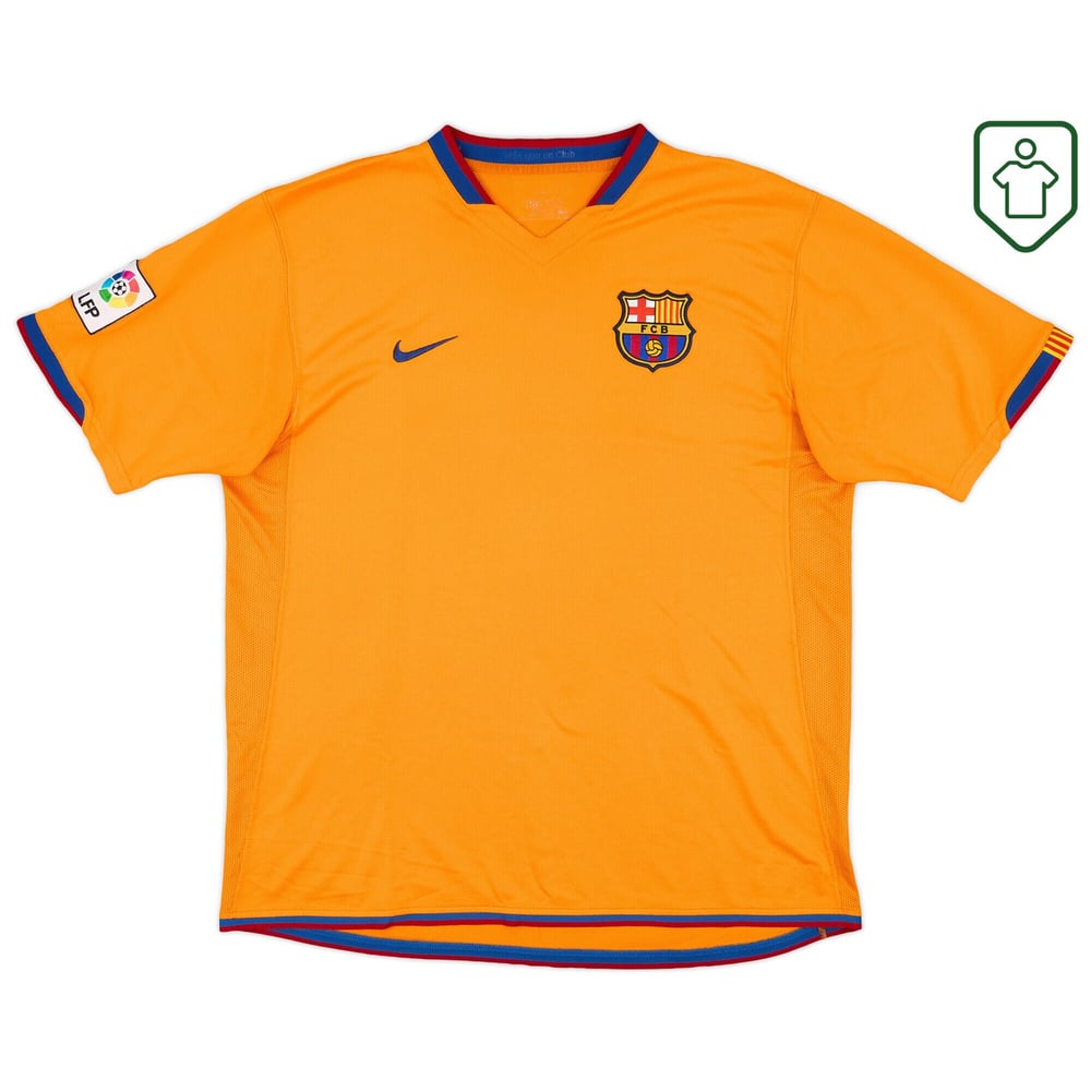 Herren FC Barcelona Auswärts-Retro-Trikot 2006/08 Messi #19