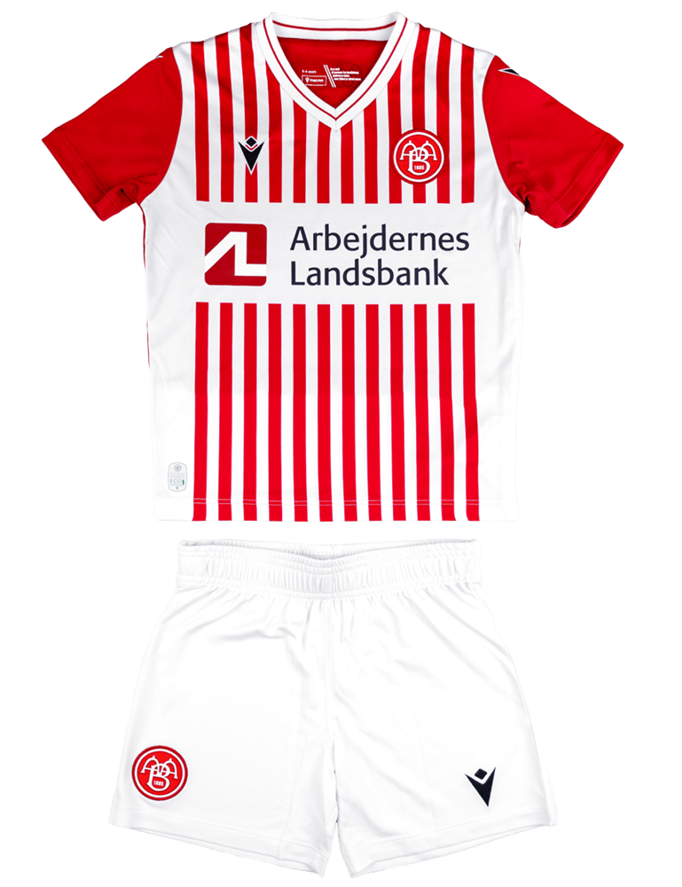 Kid's AaB Fodbold 2025/26 Home Kit
