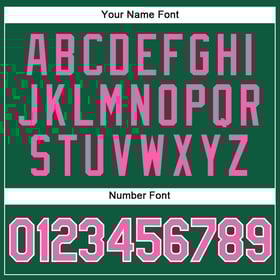 Camiseta de béisbol auténtica Kelly rosa y blanca personalizada