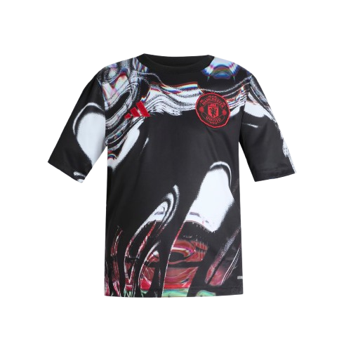Kinder Manchester United 2025/26 Drittes Pre-Match Trikot – Schwarz